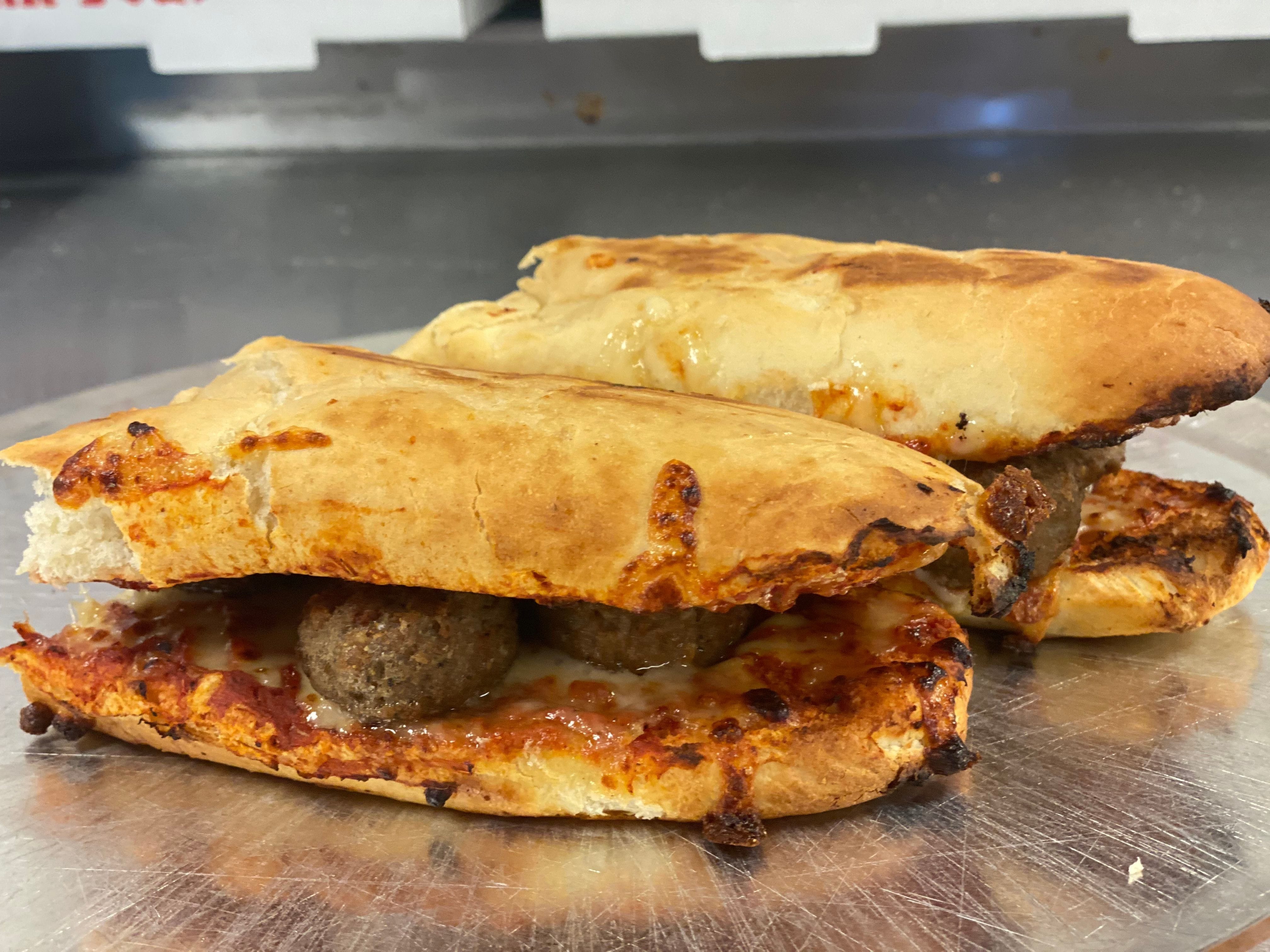 Meatball And Cheese Subs Sandwich