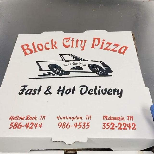 White Pizza Box