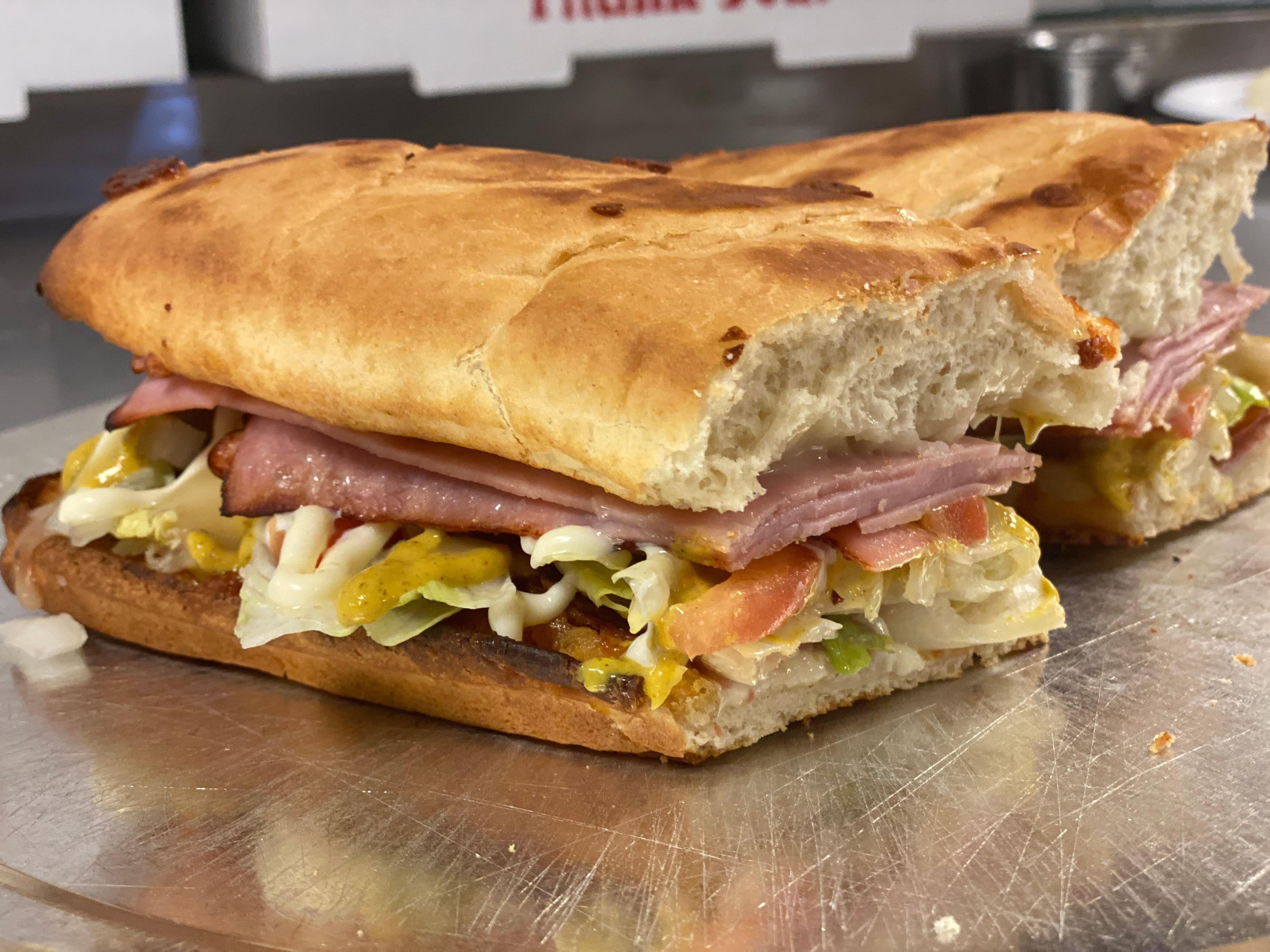 Ham And Cheese Sub Sandwich